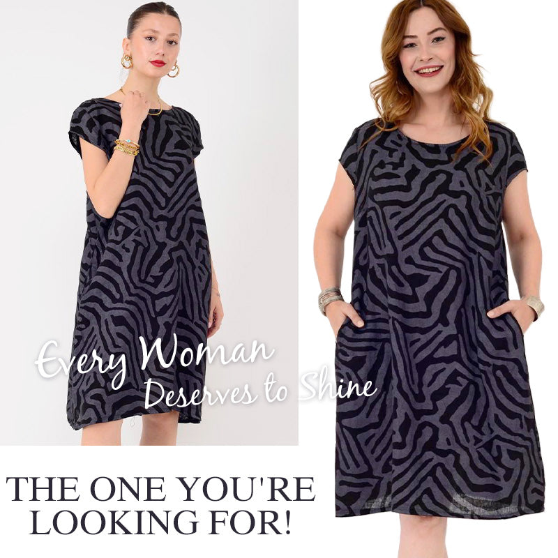 🌹Mother's Day Promotion 🎁✨2026 New Boho Vintage Casual T-Shirt Dress💃