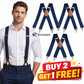 ⏰Men's X-Back Suspenders with Hook Clips