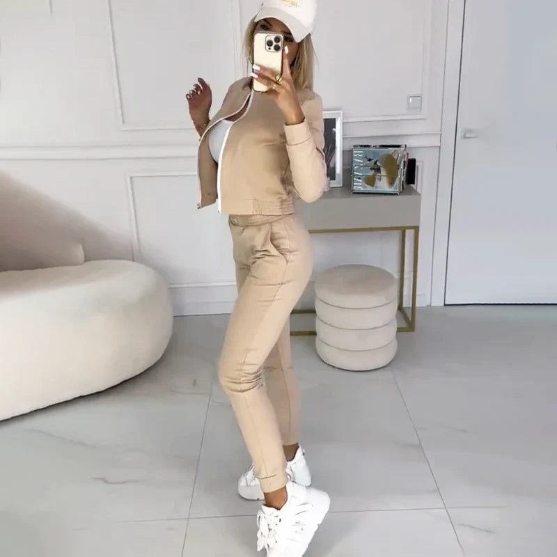 🎉New Year’s Hot Sales - 70% OFF😍Women's 3-Piece Zip-Up Tracksuits