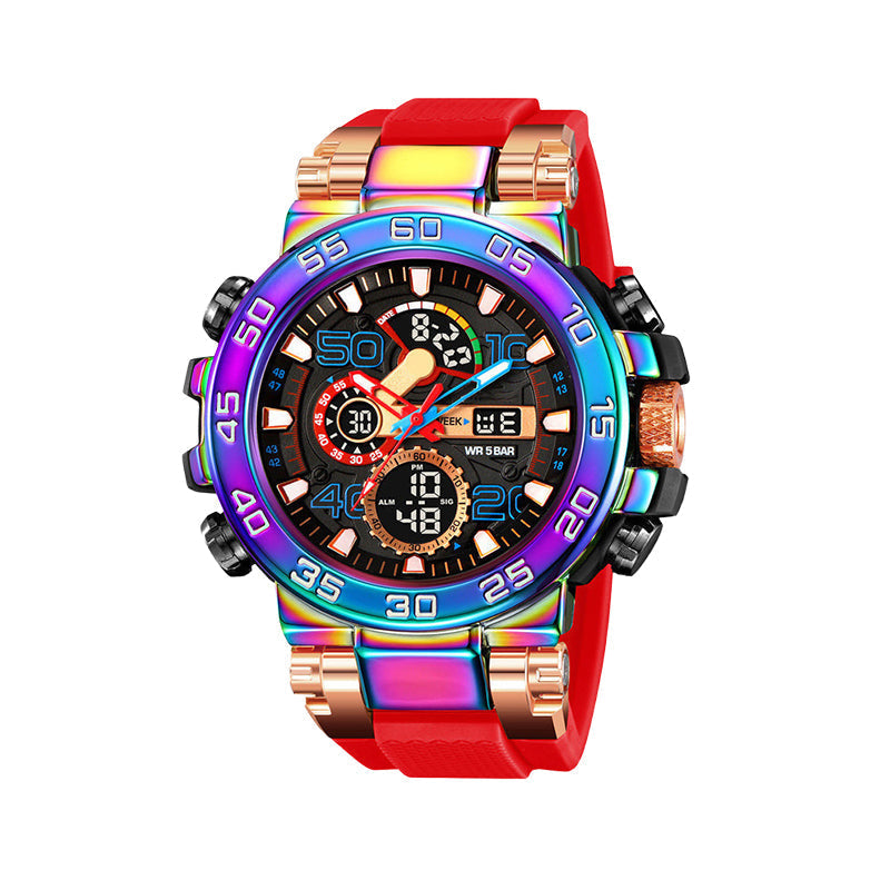🎨Men's Colorful Punk Style Quartz Watch