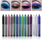 💜✨14-Pack Eyeliner Pencil Waterproof Colored Gel Liners with Metallic & Shimmer Finishes Smudge-Proof