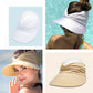 Summer Solid Color Sun Hat – Soft, Wide Brim & Elastic Fit