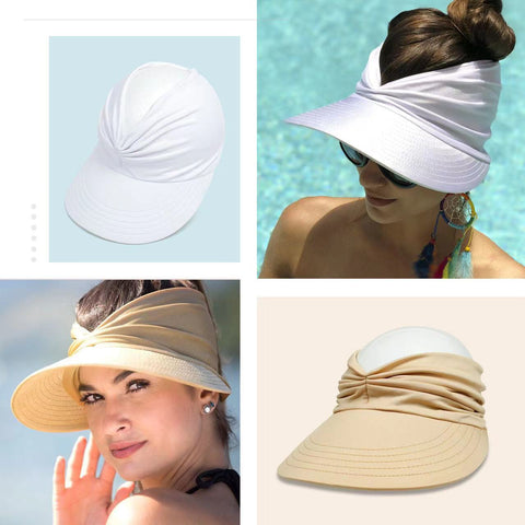 Summer Solid Color Sun Hat – Soft, Wide Brim & Elastic Fit