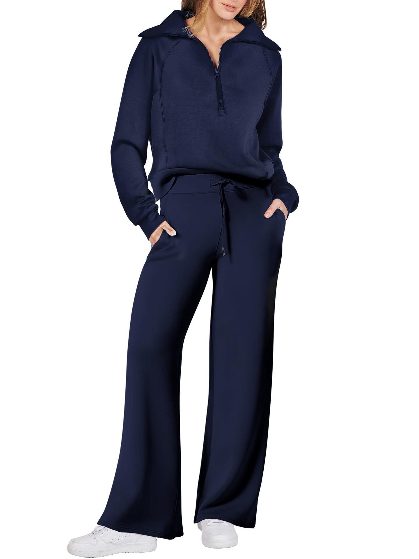 💝BLACK FRIDAY PROMOTION 50% OFF!!🎀Women's 2 Piece Casual Outfits Sweatsuit Set