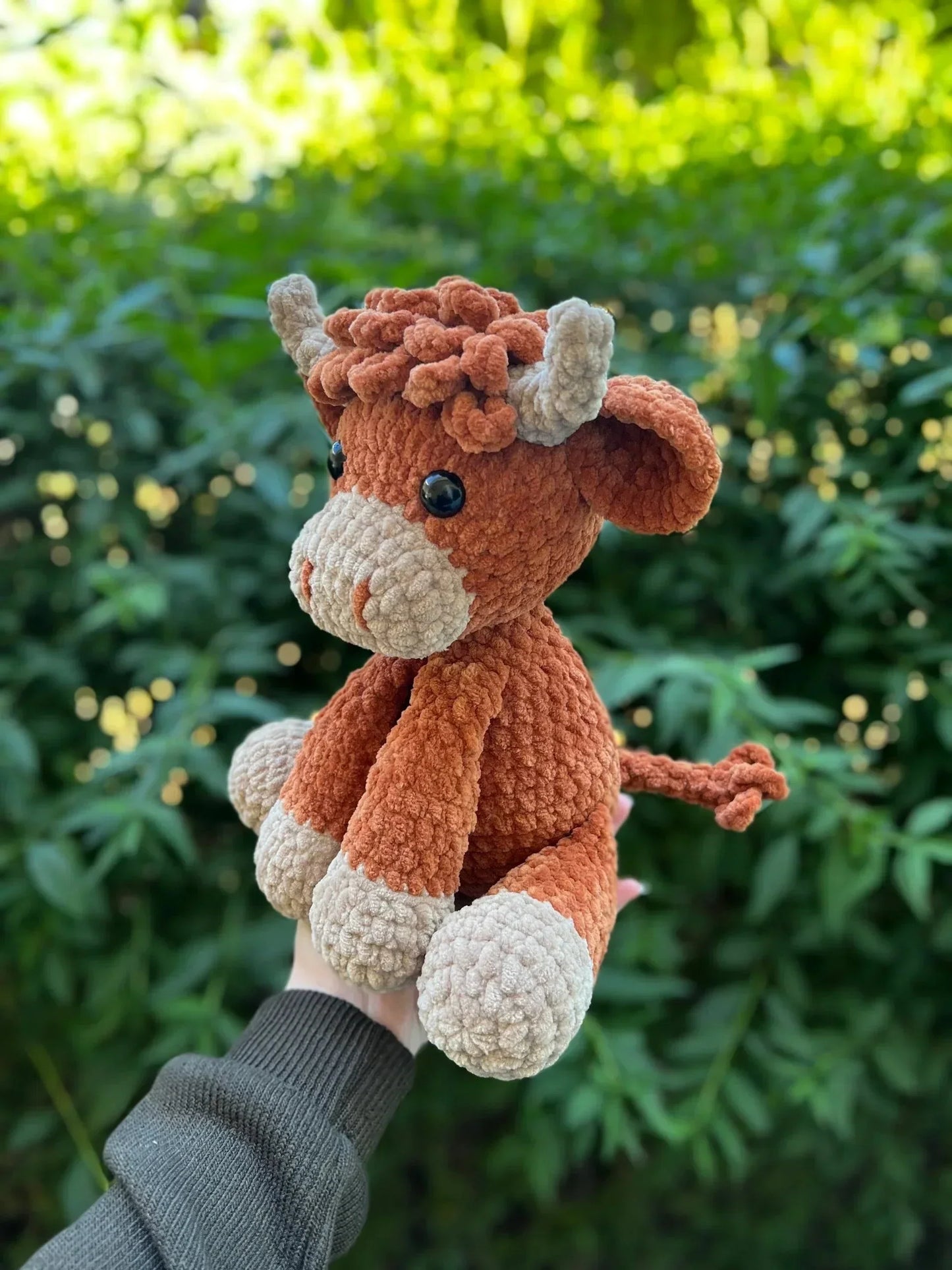 ✨LAST DAY PROMOTION - 50%OFF✨Crochet Highland Cow Amigurumi Pattern🐮- DIY Kit & Finished Plush