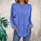🎁Casual Long-Sleeve Top – Soft Knit, Loose Fit & Versatile Style for All Body Types 🌸🧥