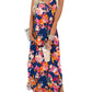 🎉Last Day Promotion 50% OFF💃2025 Summer Boho Print V Neck Maxi Dress with Pockets