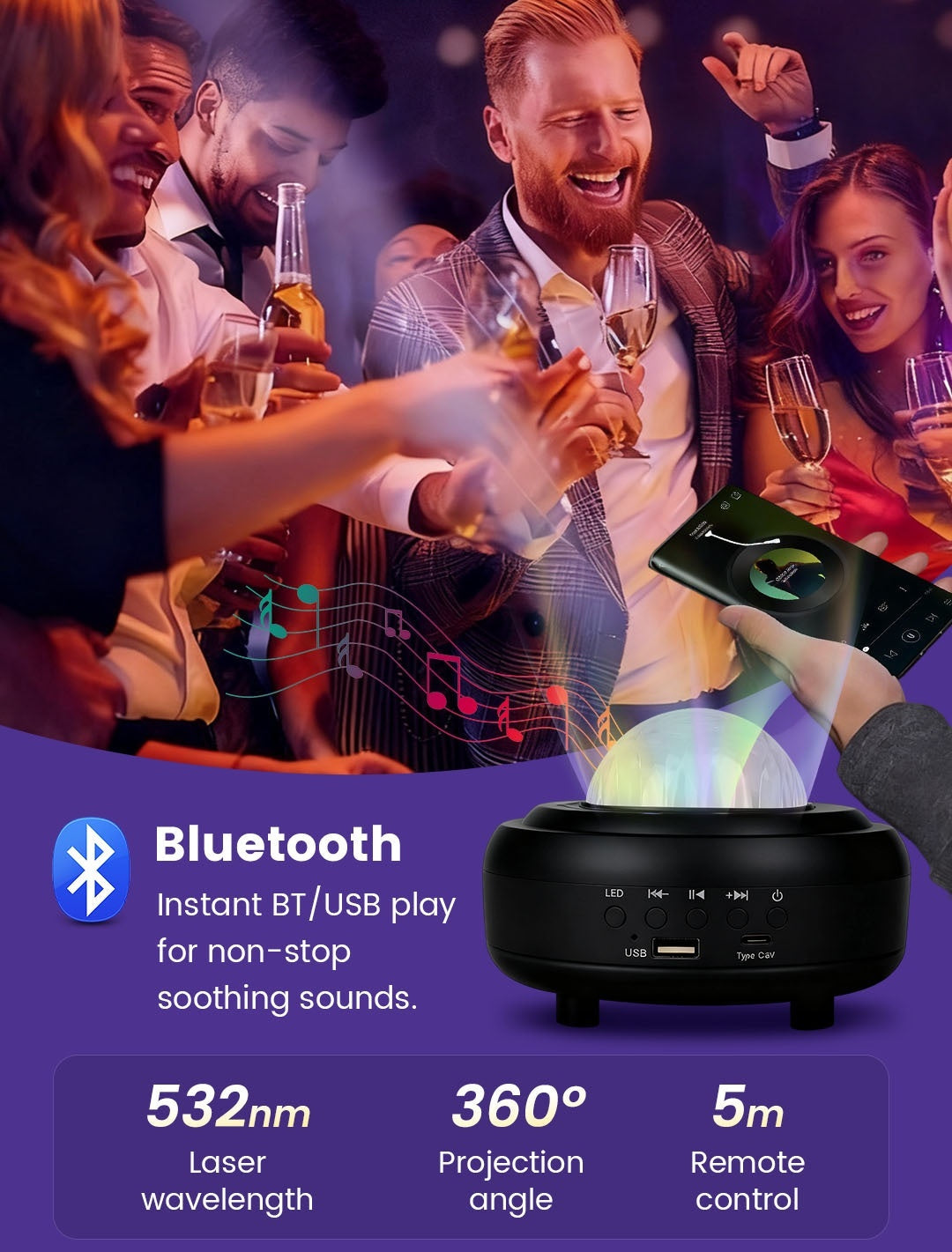 🌌Christmas Hot Sale 58% OFF! ✨ Northern Lights Aurora Projector – Enjoy the starry sky at home ✨