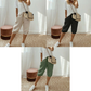 Women's Casual Cotton Linen Capris