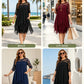 🎁Hot Sale🎁65% OFF💥Women's Elegant High-Low Hem Lace Overlay Dress