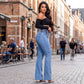🥳2026 HOT SALE🥳💞50K+ SOLD!👖 50% OFF! Stretch High-Waist Flare Jeans