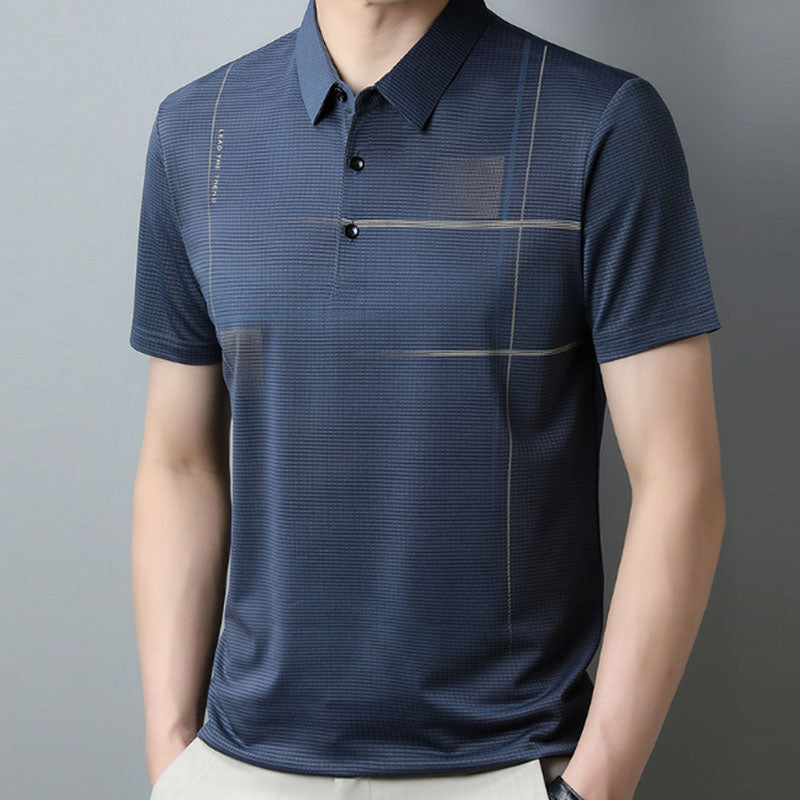👔 Men's Handsome Polo Shirt-Buy 3 Get 1 Free👕Men's Loose Cool Breathable Lapel T-Shirt