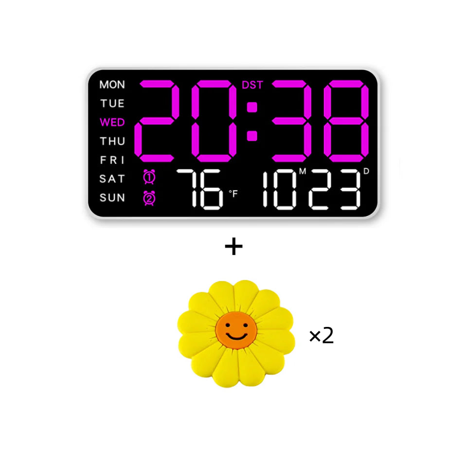 📢📢49% OFF !! ⏰Multifunctional decorative LED digital wall clock，The limitless digital clock for the modern UK home