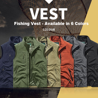 ⏰Limited Time Sale 49% OFF🔥🧥Men's Oversized Sleeveless Vest Jacket With Pockets