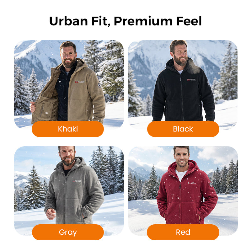 🔥LAST DAY PROMOTION - 50%OFF🔥Upgraded Unisex Hooded Casual Graphene Insulated Jacket (with Internal Pockets)