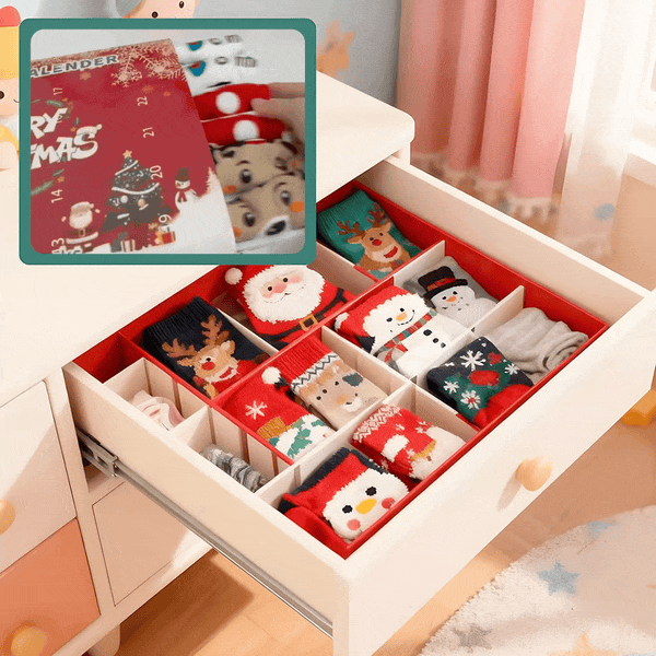 ⏰Christmas Limited Sale!!🎄20K+ SOLD! 🎁✨Christmas Countdown Socks Blind Box