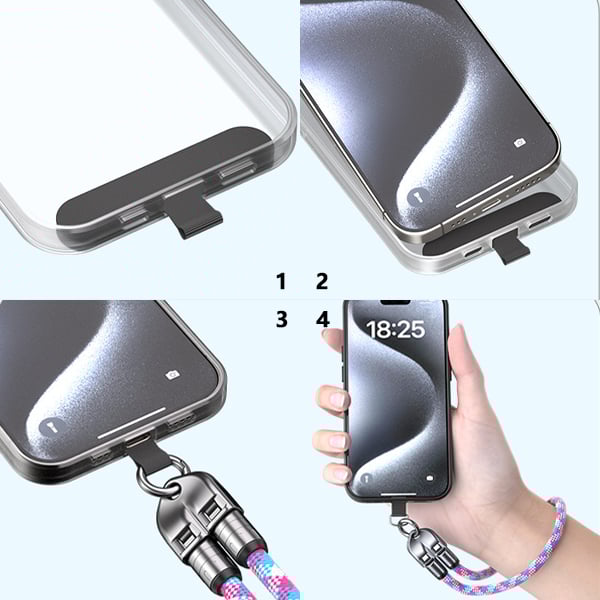 ⏰Last Day Special Price £9.99!!⚡C to C 240W Charging Cable with Wearable Bracelet Design