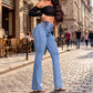 🥳2026 HOT SALE🥳💞50K+ SOLD!👖 50% OFF! Stretch High-Waist Flare Jeans