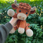✨LAST DAY PROMOTION - 50%OFF✨Crochet Highland Cow Amigurumi Pattern🐮- DIY Kit & Finished Plush