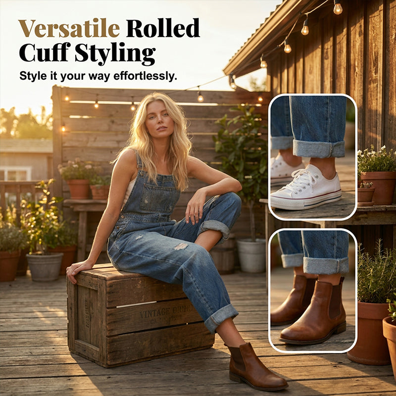 Women's Casual Baggy Denim Overalls with Pockets