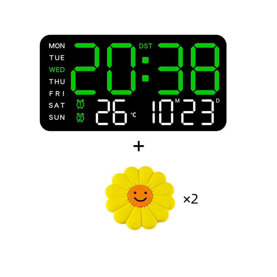 📢📢49% OFF !! ⏰Multifunctional decorative LED digital wall clock，The limitless digital clock for the modern UK home