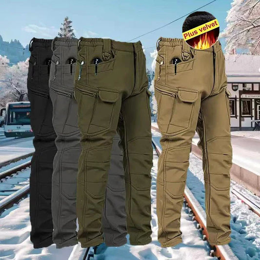 🔥Last day sale 50% OFF🔥Men's Outdoor Hiking Waterproof Warm Pants👖