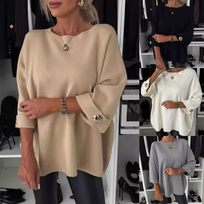 🎀Limited Sale 49% OFF🎀Women's Classic Solid Color Knit Top