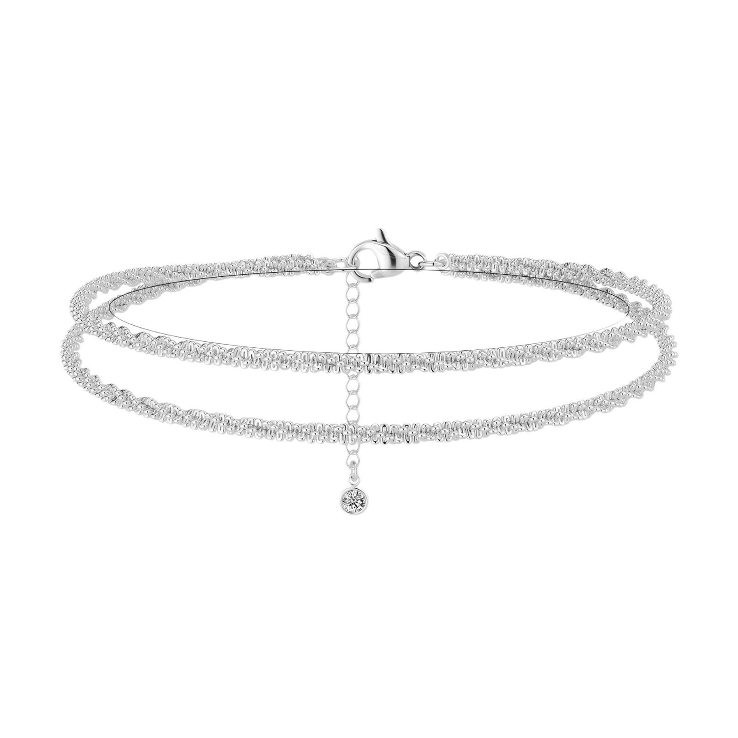 💜LAST DAY - BUY 1 GET 1 FREE💜Dainty Layered waterproof anklet