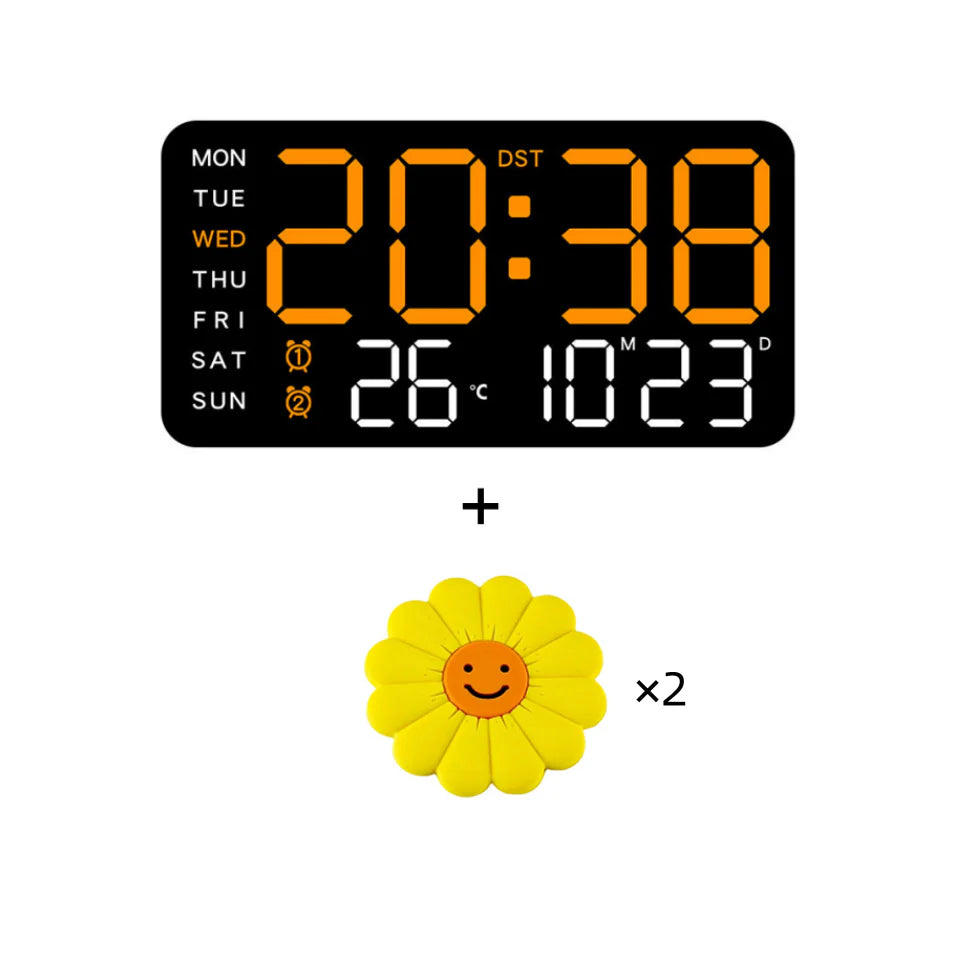 📢📢49% OFF !! ⏰Multifunctional decorative LED digital wall clock，The limitless digital clock for the modern UK home