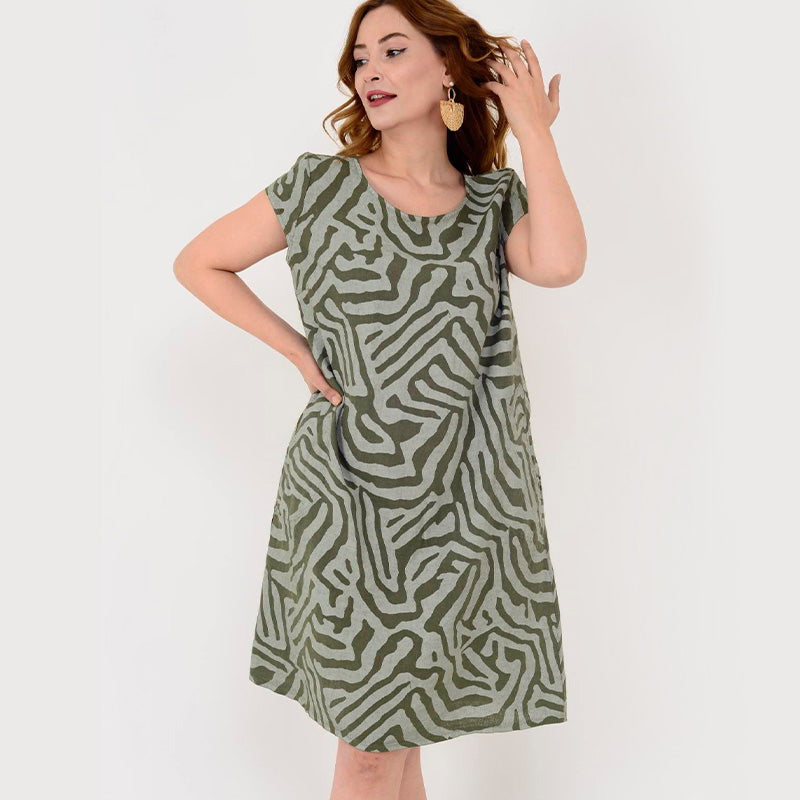 🌹Mother's Day Promotion 🎁✨2026 New Boho Vintage Casual T-Shirt Dress💃