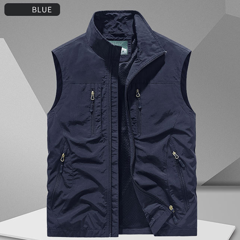 ⏰Limited Time Sale 49% OFF🔥🧥Men's Oversized Sleeveless Vest Jacket With Pockets