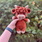 ✨LAST DAY PROMOTION - 50%OFF✨Crochet Highland Cow Amigurumi Pattern🐮- DIY Kit & Finished Plush