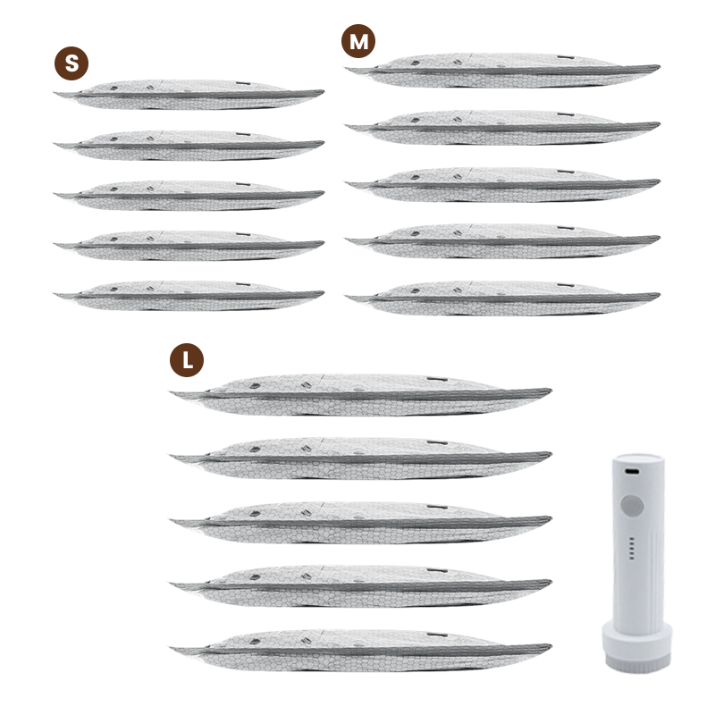 🏆⚡ 50K+ SOLD! Cordless Travel Vacuum Storage Compression Bag