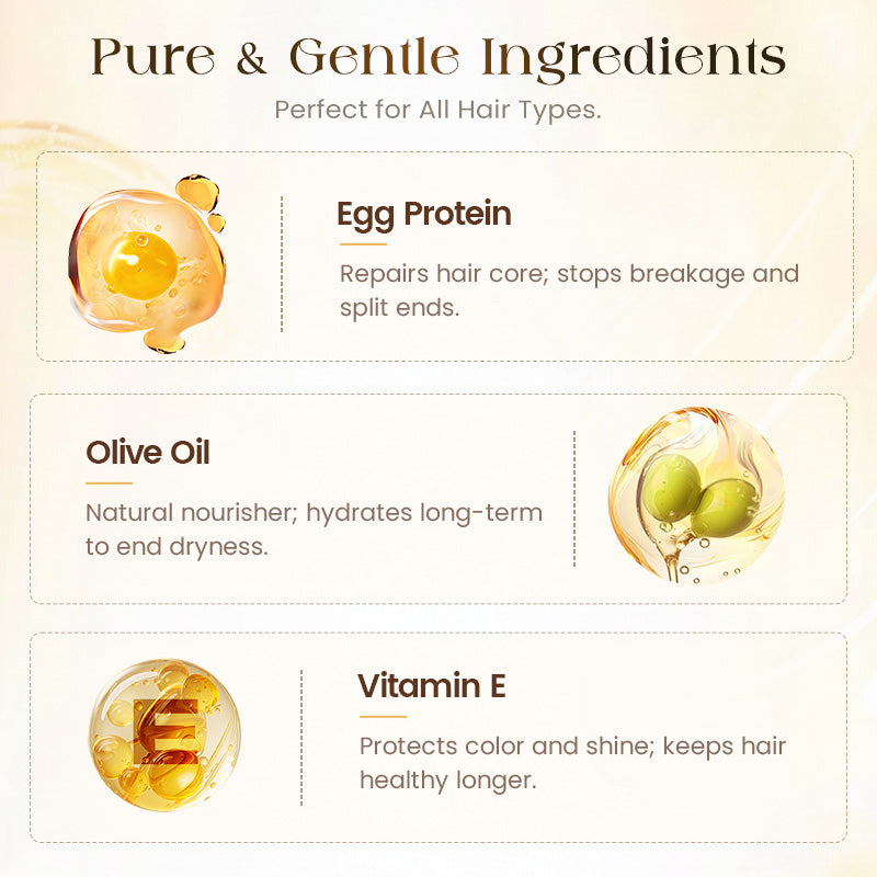✨Intensive Egg Protein Hair Repair Oil