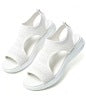 Breathable mesh platform sandals for women