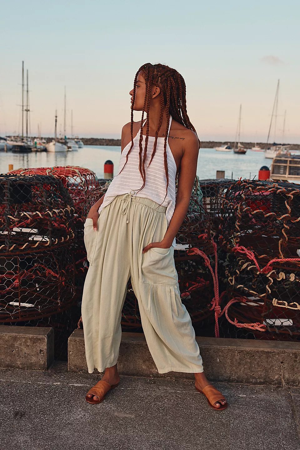 🔥LAST DAY SALE 49% OFF👖Women's Linen Casual Wide Leg Pants