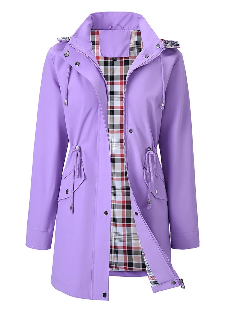 🍂Autumn Hot Sale 49%💗🧥Ultimate Plaid Waterproof Jacket for Women🍃