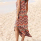 🎉Last Day Promotion 50% OFF💃2025 Summer Boho Print V Neck Maxi Dress with Pockets