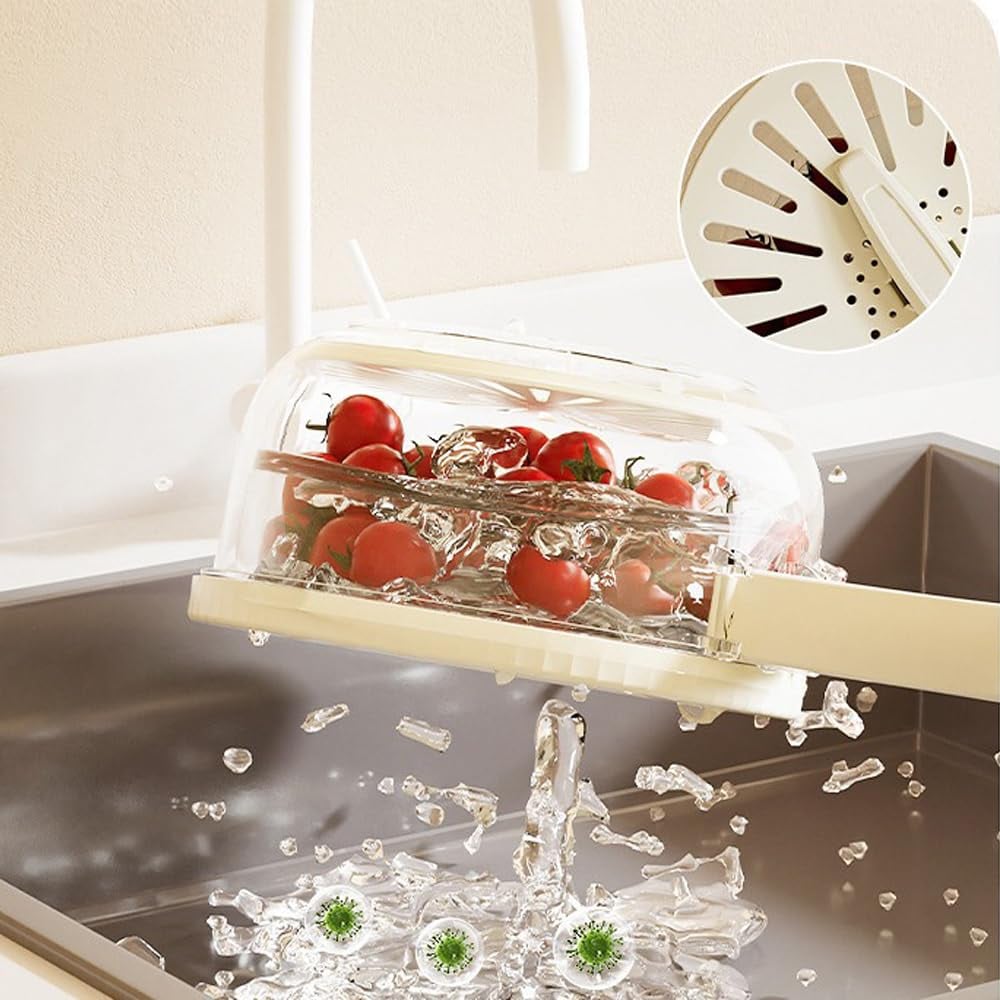 💥Hot Sale 62% Off New Draining Basket With Lid