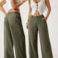 🔥LAST DAY 50% OFF ☀️🛍️Women's Summer Classical Cotton-Linen Lightweight Palazzo Pants