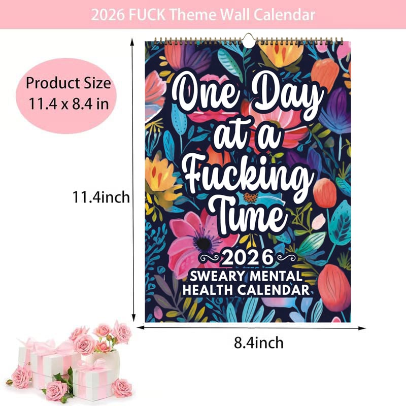 2026 Sweary Mental Health Calendar