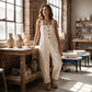 Women's Casual Baggy Denim Overalls with Pockets
