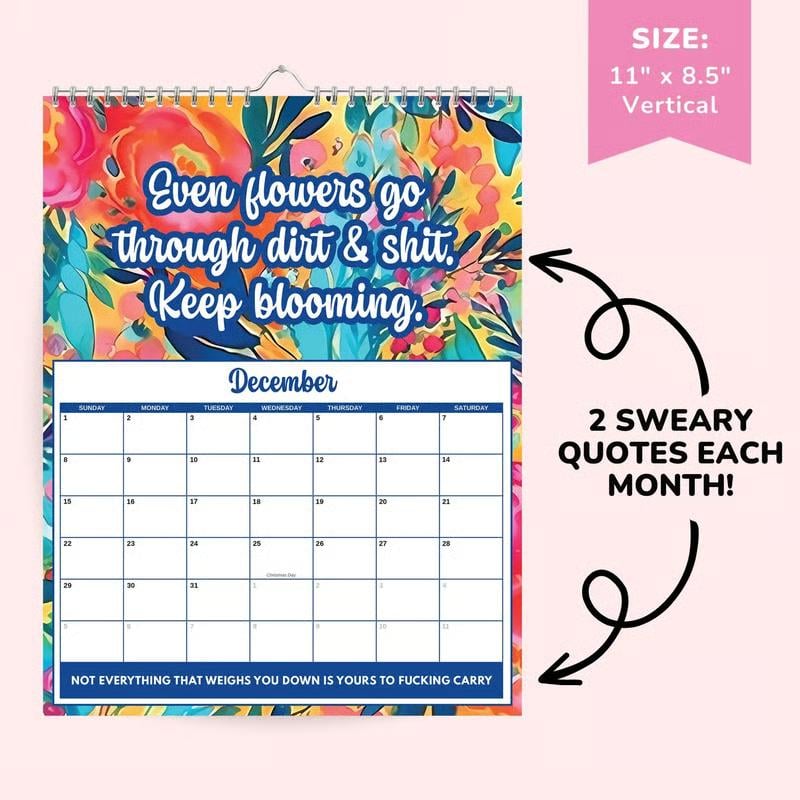 2026 Sweary Mental Health Calendar