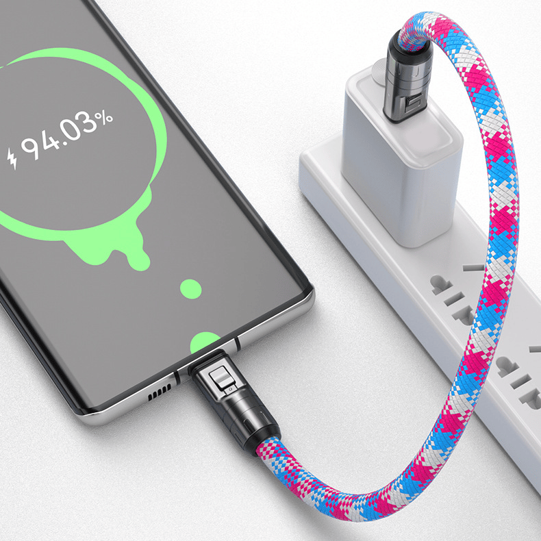 ⏰Last Day Special Price £9.99!!⚡C to C 240W Charging Cable with Wearable Bracelet Design