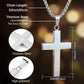 🎉Buy 1 Get 1 Free🎉Lord's Prayer Scibble Cross Necklace