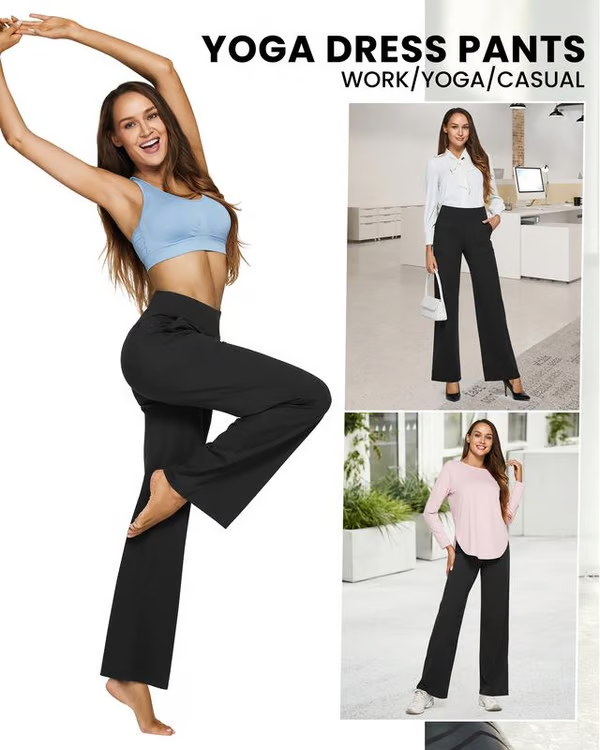 💖LAST DAY BIG SALE 50% OFF💷Loose High-Waist Business Casual Pants Yoga Pants