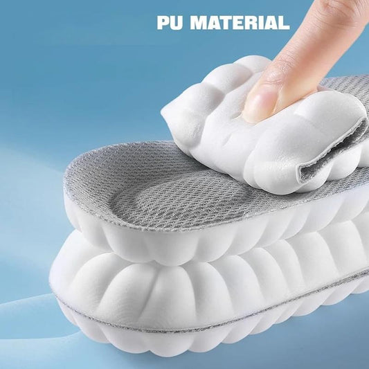 4D Shoe Cloud Insoles for Men Women, Soft Memory Foam Orthotic Shoe Inserts Sports Insoles