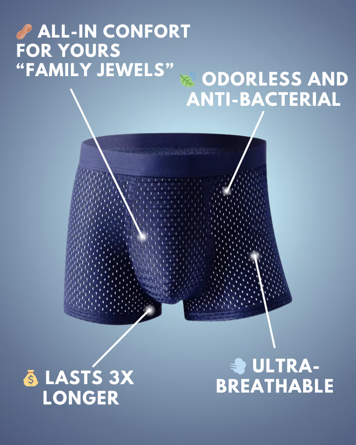 ✨️BAMBOO FIBRE BOXER SHORTS - FOR ALL-DAY COMFORT