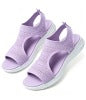 Breathable mesh platform sandals for women
