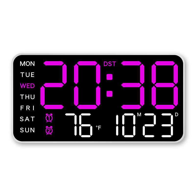 📢📢49% OFF !! ⏰Multifunctional decorative LED digital wall clock，The limitless digital clock for the modern UK home
